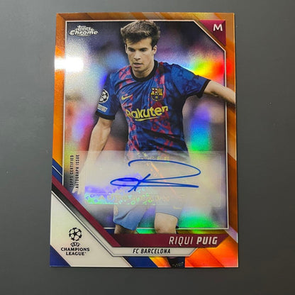 Riki Pucchi FC Barcelona Hand-signed Card International Soccer — Japanese