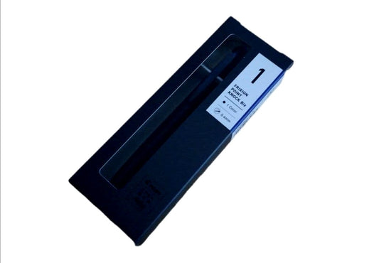 Pilot Frixion Point Knock Biz full black 0.4mm ballpoint pen with sleek design and limited edition packaging