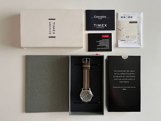 TIMEX MK1 Mechanical Camper + Strap Set Manual Men's Watch — Japanese