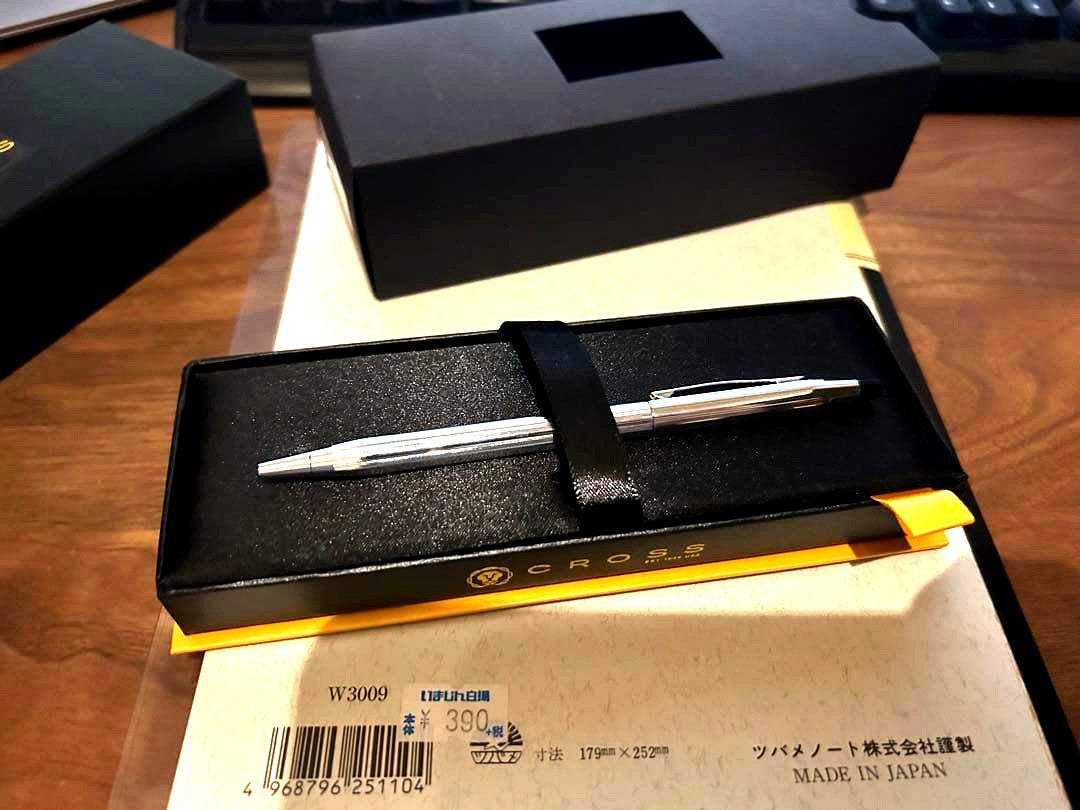 Cross Classic Century Chrome ballpoint pen model 3502 featuring sleek chrome finish