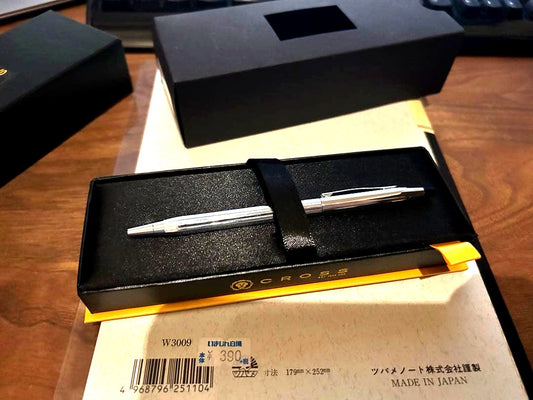 Cross Classic Century Chrome ballpoint pen model 3502 featuring sleek chrome finish