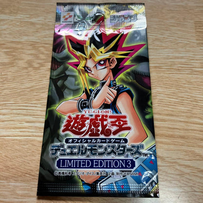 Yu-Gi-Oh Yu-Gi-Oh! OCG Limited Edition 3 Sealed Pack Pack Ultra Rare — Japanese