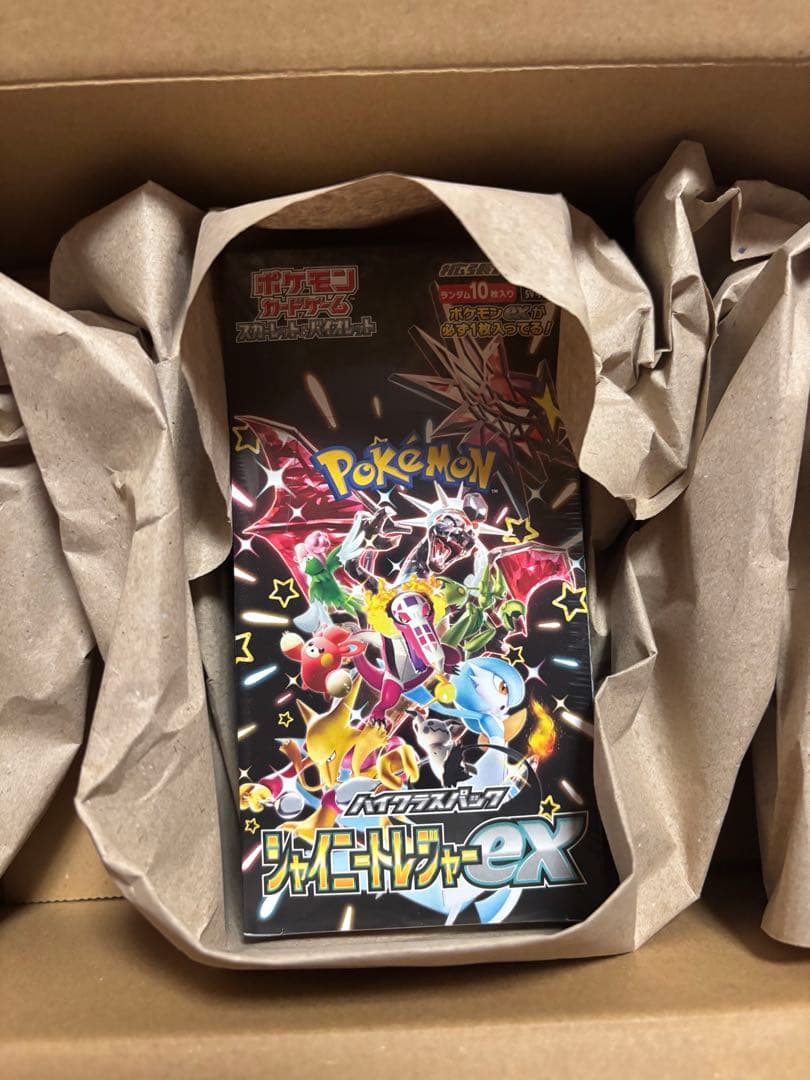 Pokemon Pokémon Card Shiny Treasure ex Unopened Box with Shrink Box — Japanese