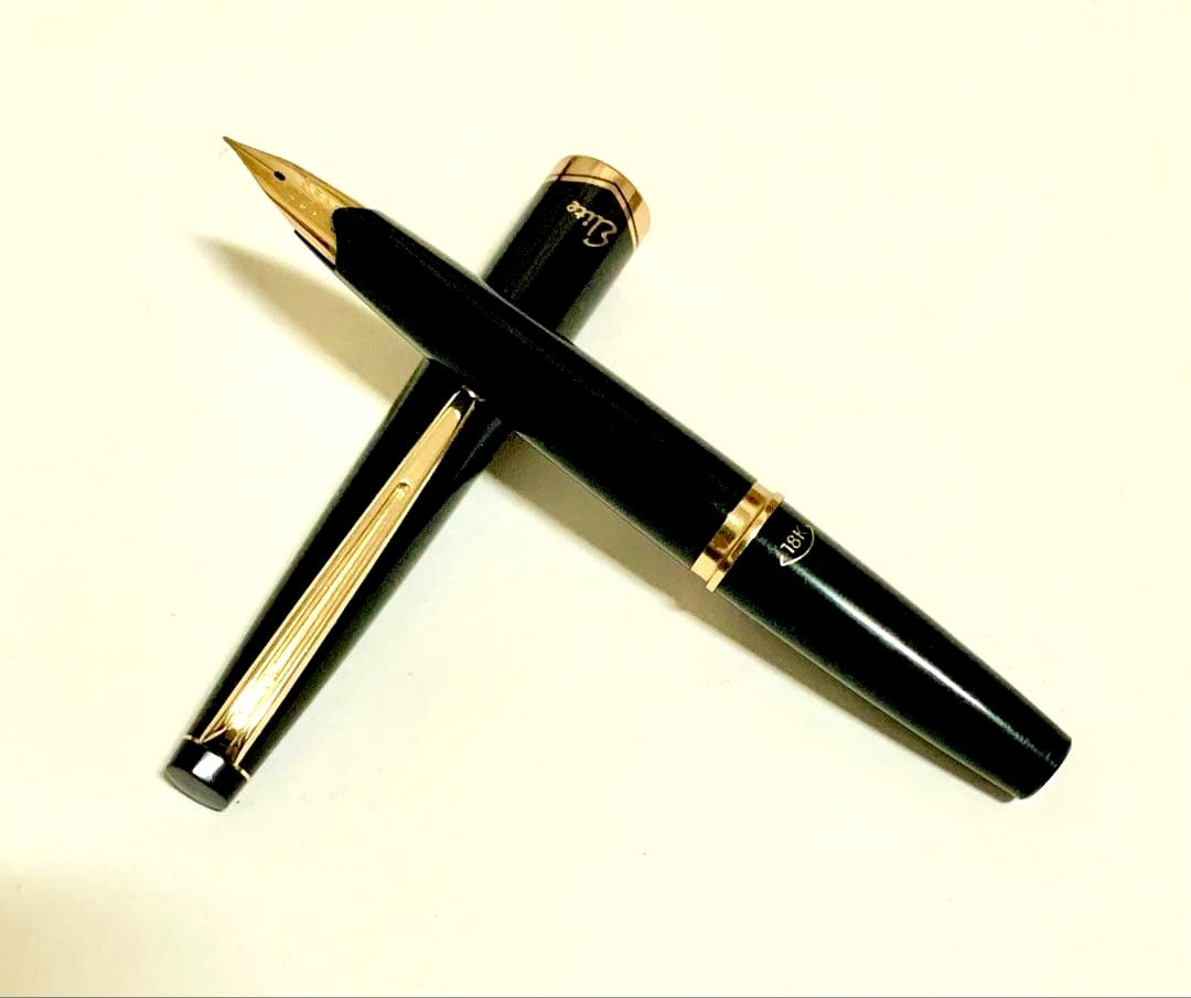 PILOT Pen Nib Elite 18K fine tip pen with two replacement ink cartridges