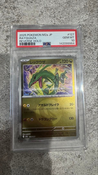 PSA 10 Pokemon Mega Rayquaza ex — Japanese