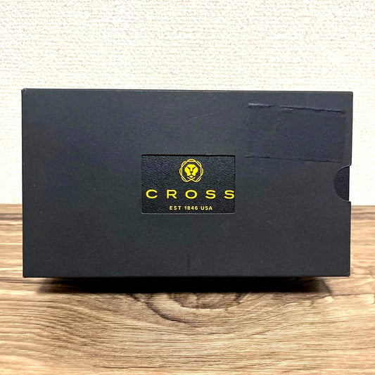 CROSS Century II Black Lacquer GT Ballpoint Pen, sleek black finish with gold trim, 139mm length