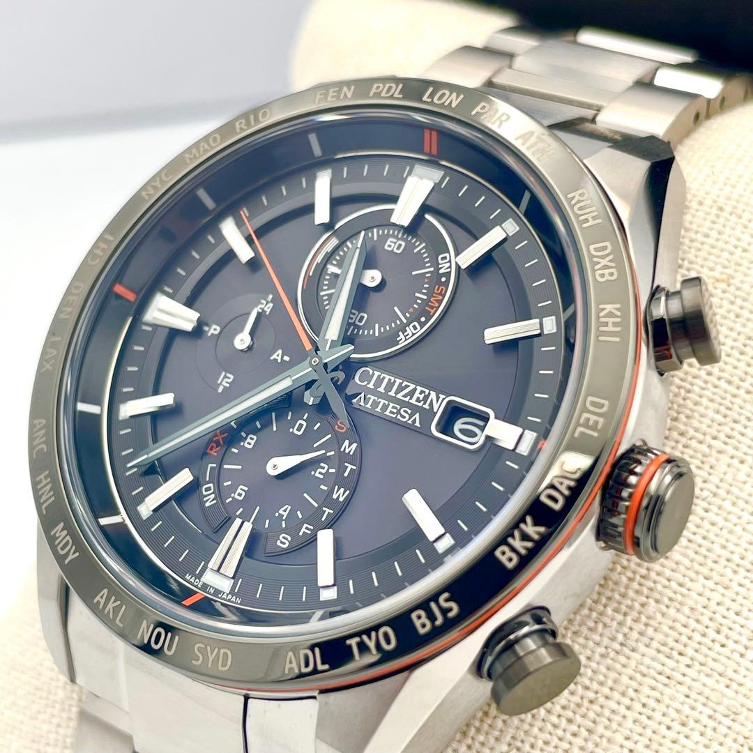 Citizen AT8189-61E Solar Men's Watch — Japanese