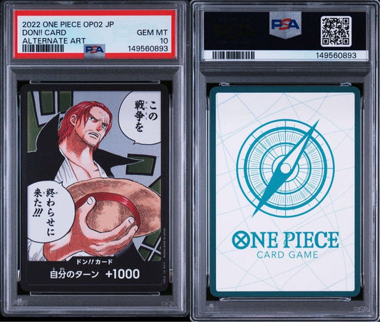 PSA 10 One Piece Shanks — Japanese