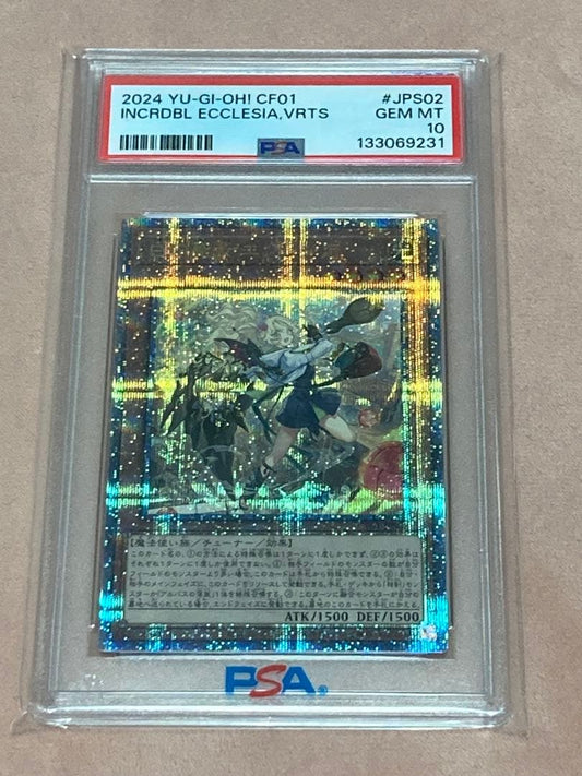 PSA 10 Yu-Gi-Oh White Sacred Lady Eclesia — Japanese