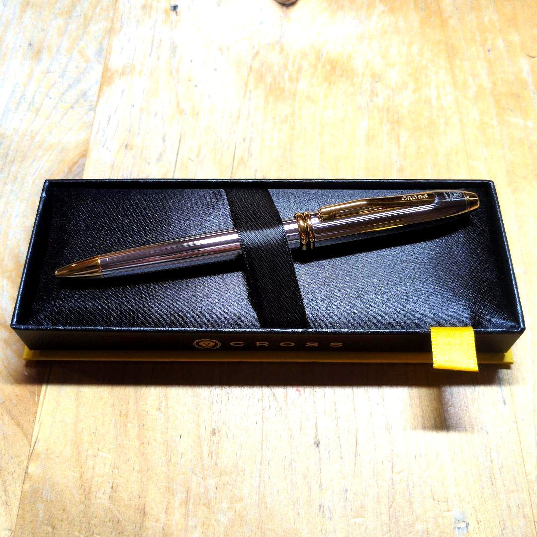 Cross Townsenden Medalist ballpoint pen used once with minimal wear, Japan import
