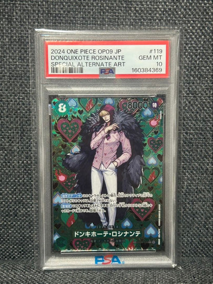 PSA 10 One Piece Donquixote Rosinante SEC — Japanese