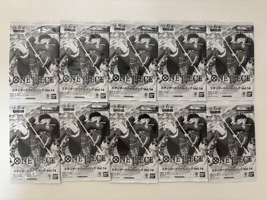 One Piece One Piece Card Standard Battle Pack Vol.14 10 Packs Pack — Japanese
