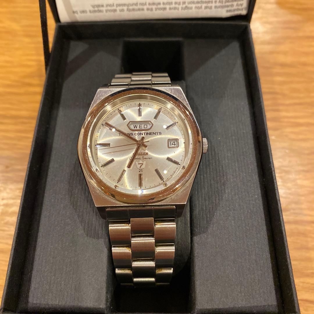 Citizen Crystal Seven Transcontinental Double Name 21-Jewel Automatic Men's Watch — Japanese