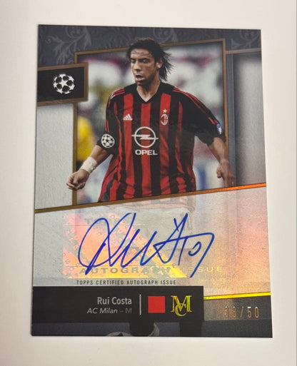 Luis Costa Signature Card AC Milan 50 Limited Edition Auto World Cup — Japanese