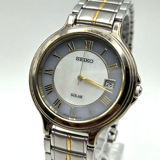 SEIKO V145-0E30 Solar Men's Watch — Japanese