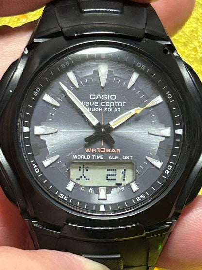 CASIO WVA-430J Solar Men's Watch — Japanese