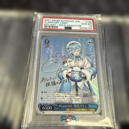 PSA 10 Weiss Schwarz hololive production Lamy Art Snowflake Lamy VICE SP Sign Hollow — Japanese