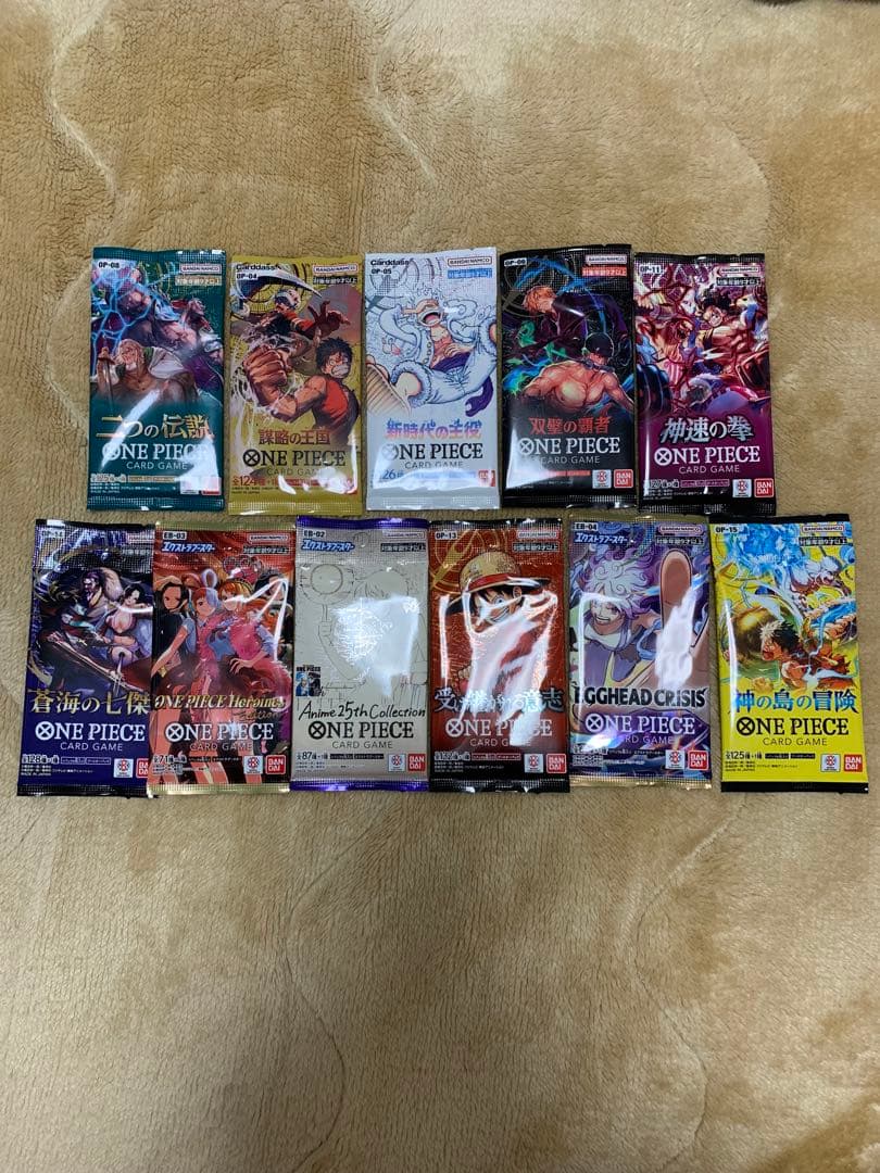 One Piece Rare One Piece Card Game Unopened Pack 11-Card Set Pack — Japanese