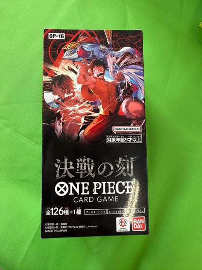 One Piece One Piece Card Game Decision of the Clash Box — Japanese