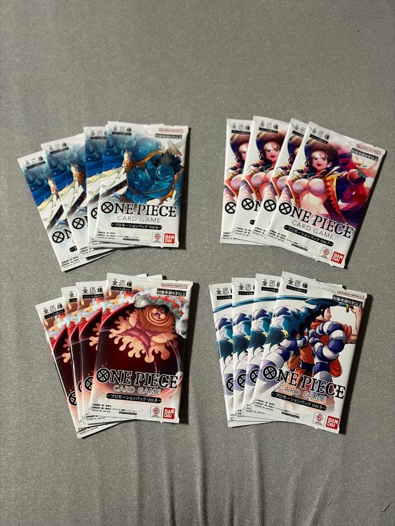 One Piece One Piece Card Game Promo Pack 4 Types × 4 Each All Unopened Pack — Japanese