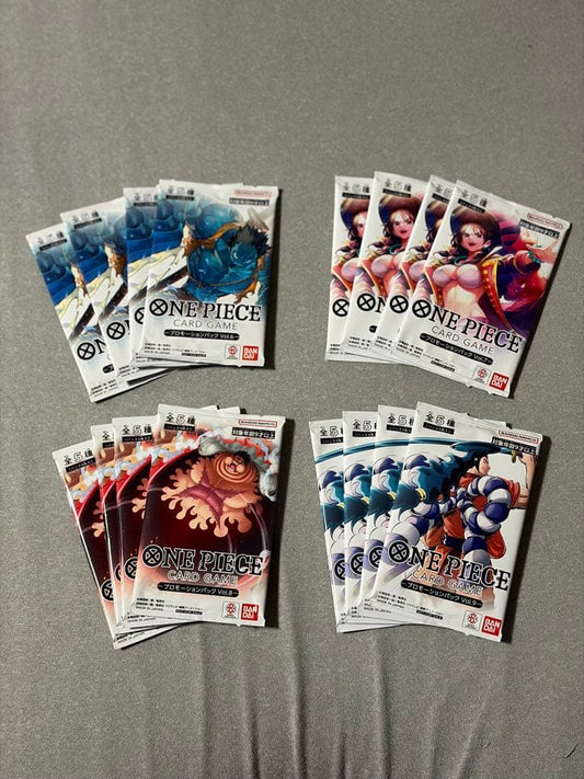 One Piece One Piece Card Game Promo Pack 4 Types × 4 Each All Unopened Pack — Japanese