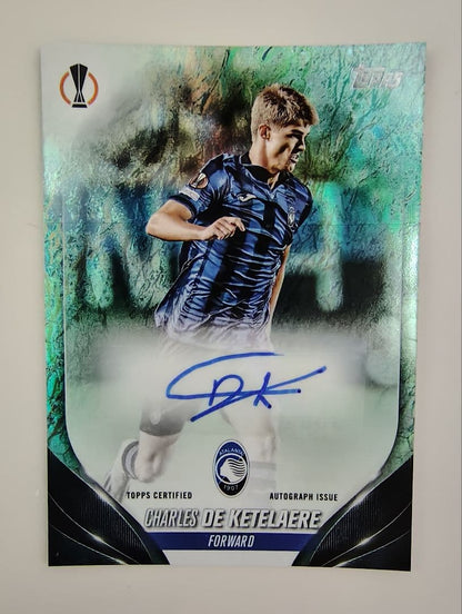 Topps Charles De Catteler Signature Card — Japanese