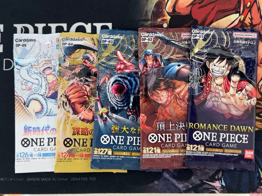 One Piece One Piece Card Game Booster Pack 5-Set Collection Pack — Japanese