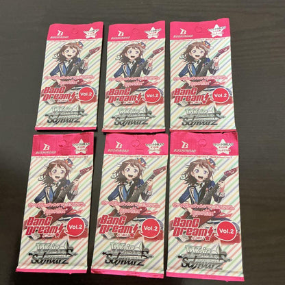 Weiss Schwarz BanG Dream! BanG Dream! Vol.2 6 Pack Pack — Japanese