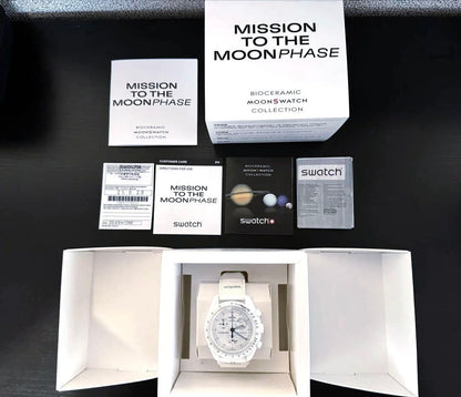 swatch MoonSwatch Snoopy Quartz Men's — Japanese