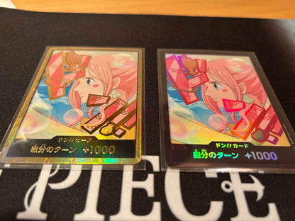 One Piece Shirahoshi Gold Don Super Parallel / Parallel Set of 2 The Best 2 — Japanese
