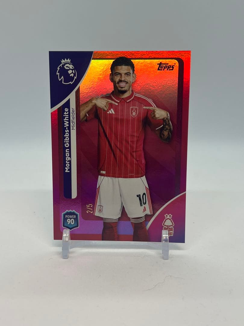 Topps Gibbs White 5 — Japanese
