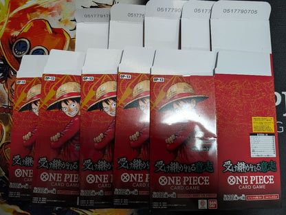 One Piece Will of the Ancients—Empty Box Set of 5 — Japanese