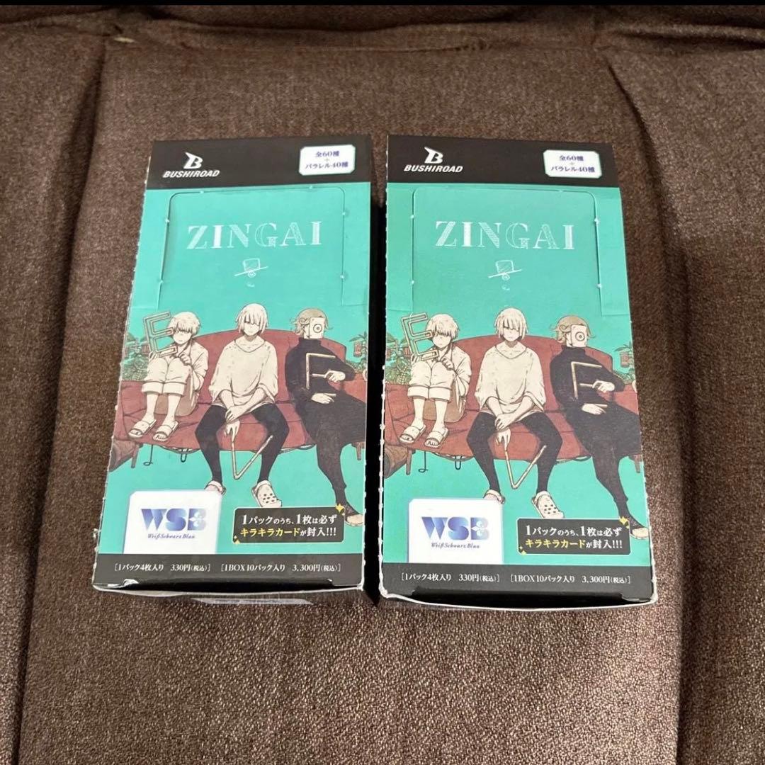 Weiss Schwarz Weiβ Schwarz ZINGAI Booster Pack Box — Japanese