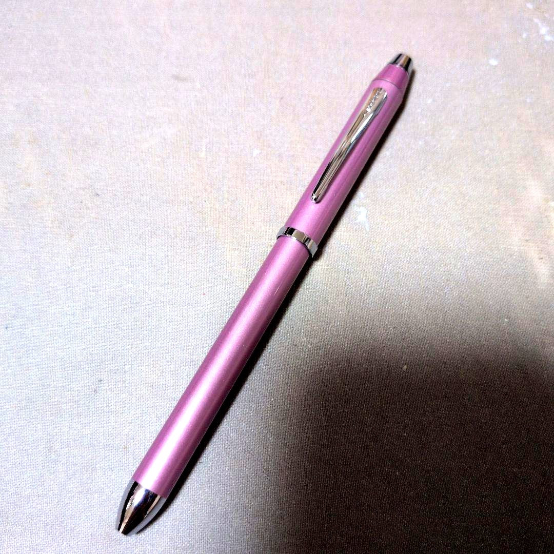 Cross multifunction pen in pink with sharp pencil and ballpoint features shown on white background