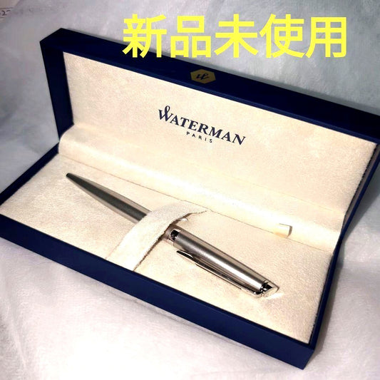 Waterman Metropolitan ES pen in Satin CT stainless steel with black ink, new and unused