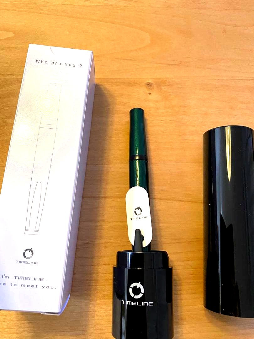 Kuro Pilot Timeline BP Deep Forest Green fountain pen with sleek design on a white background
