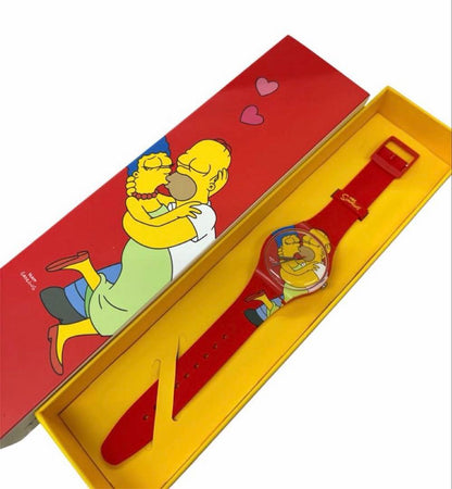 swatch SIMPSONS COLL. SWATCH-LABBER Quartz Men's — Japanese