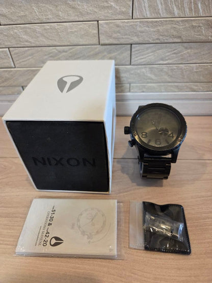 NIXON 51-30 Tide Graph Analog Men's Watch — Japanese