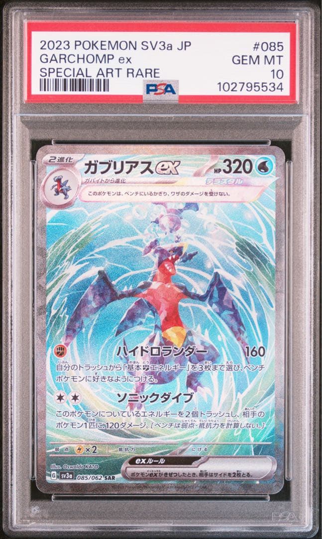 PSA 10 Pokemon Garchomp ex — Japanese