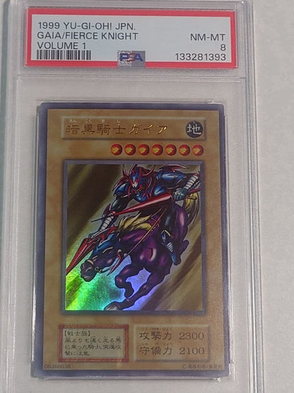 PSA 10 Yu-Gi-Oh Gaia the Fierce Knight Ultra Rare — Japanese