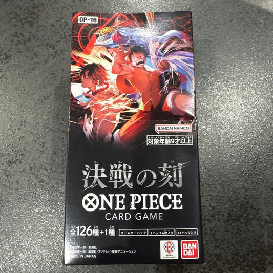 One Piece One Piece Card Game: Moment of决战 Box — Japanese