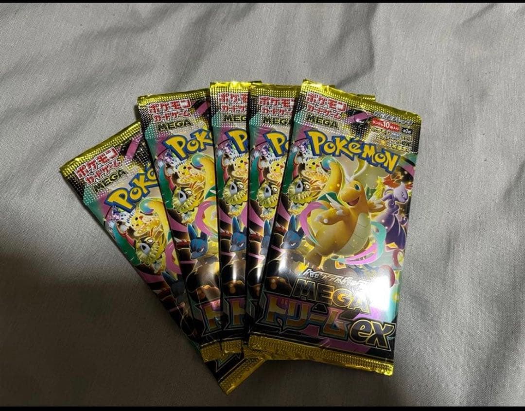 Pokemon Mega Dream ex BARA 5 Pack Pack — Japanese