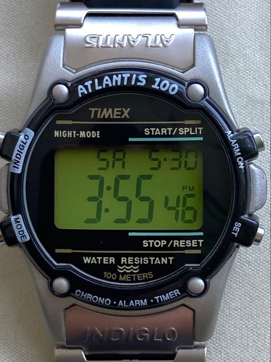 TIMEX ATLANTIS 100 Digital Men's Watch — Japanese