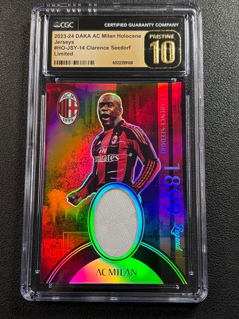 CGC10 Pristine Seedorf Jersey Card AC Milan — Japanese