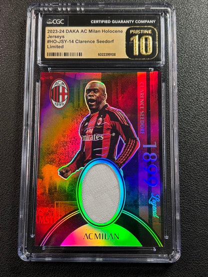 CGC10 Pristine Seedorf Jersey Card AC Milan — Japanese