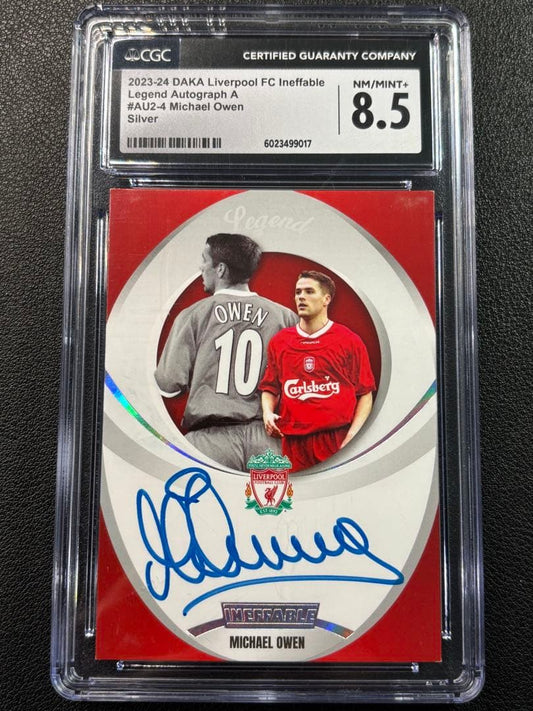 Owen On-Card Autograph Liverpool — Japanese