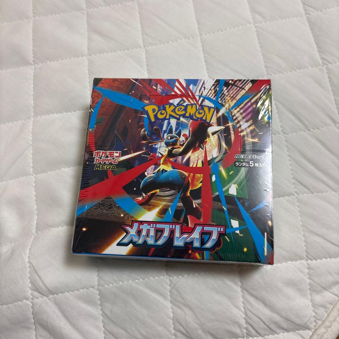 Pokemon Pokémon Card Mega Brave Box with Shrink Wrap Box — M Expansion Pack Mega Brave — Japanese