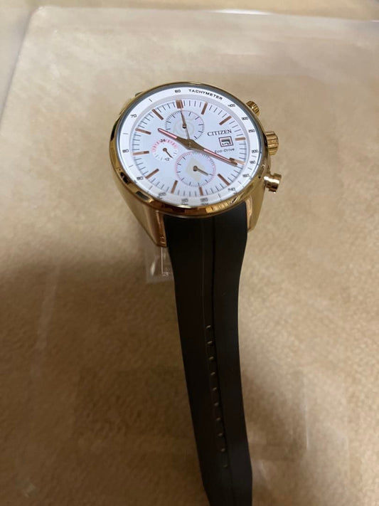 Citizen Chronograph Naruto Sakura Model Solar Men's Watch — Japanese