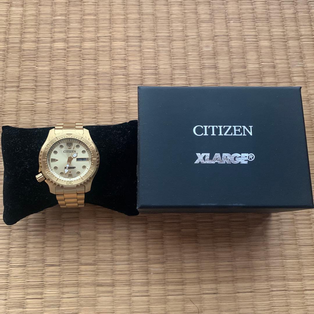 Citizen XLARGE Gold Digital Men's Watch — Japanese