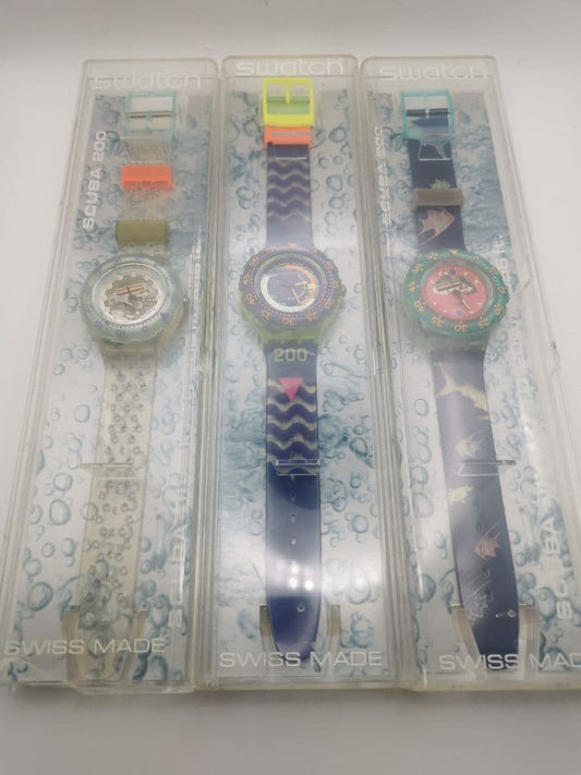 swatch SCUBA200 Quartz Men's — Japanese